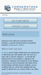 Mobile Screenshot of cornerstonefamilydentistry.com
